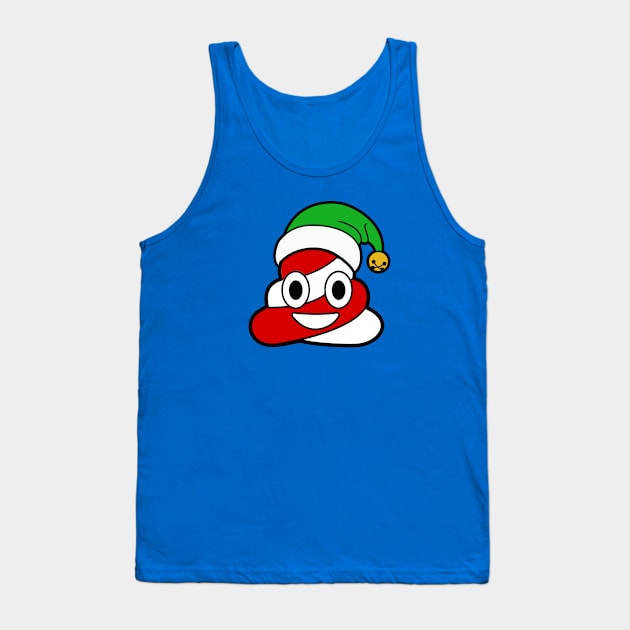 Elf Poop Emoji Tank Top by Vault Emporium